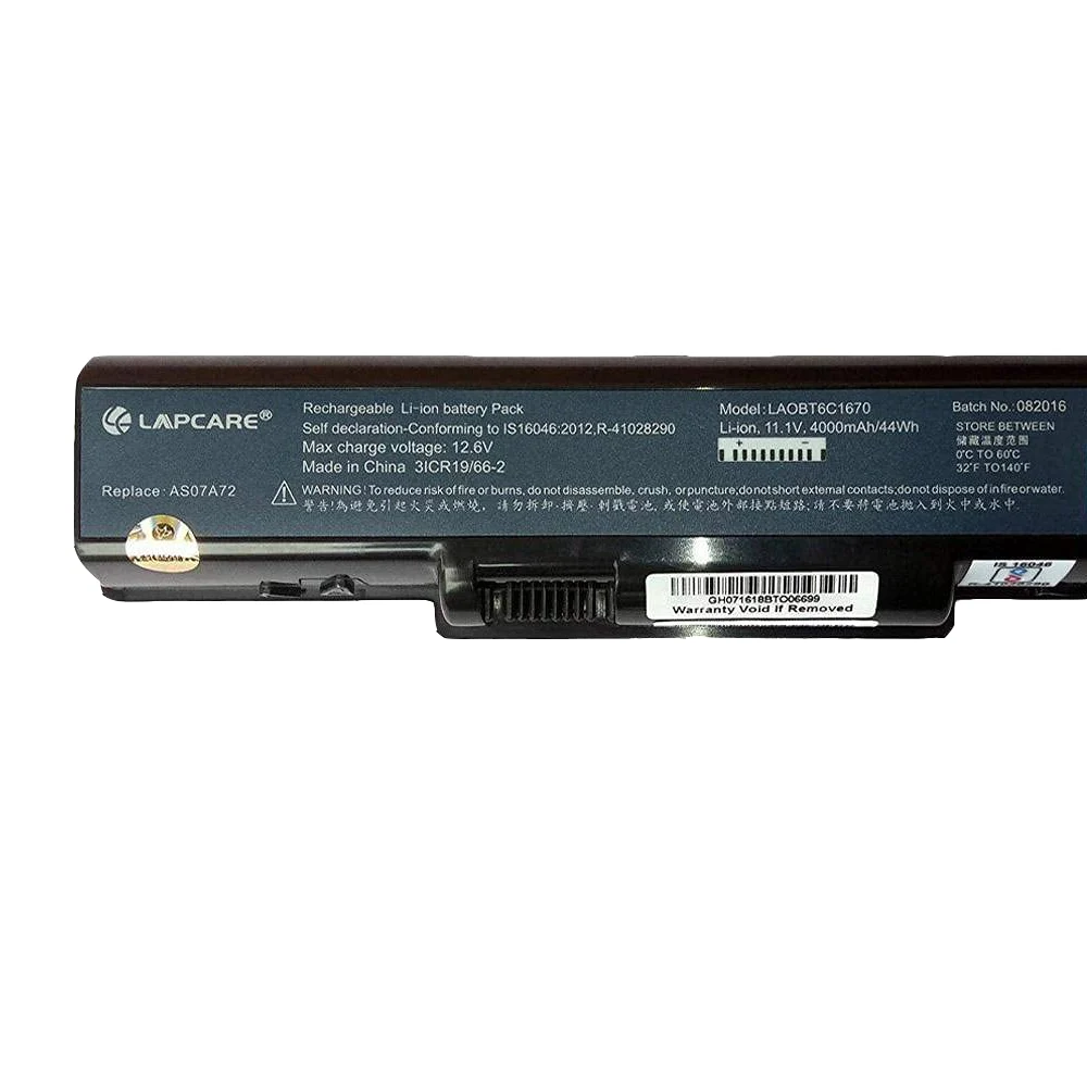 Lapcare Laptop Battery Compatible For Acer 4310S | 4710S view 2